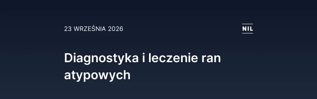 Diagnostyka i leczenie ran atypowych