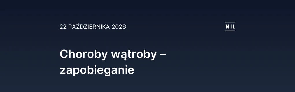 Choroby wątroby – zapobieganie