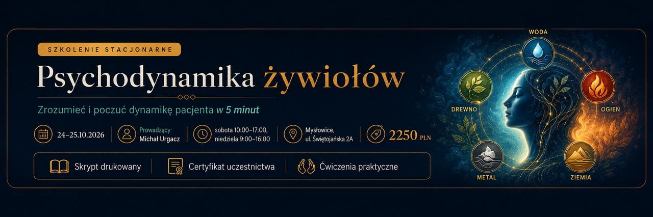 Image for event: Szkolenie Psychodynamika żywiołów (24-25.10.202