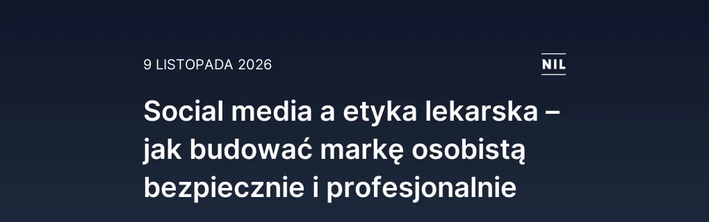 Social media a etyka lekarska – jak budować markę osobistą bezpi